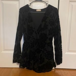 Black floral Altar’d State romper